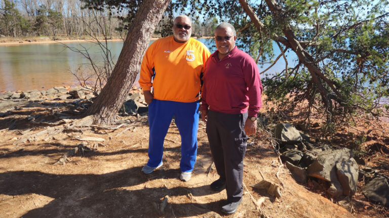 Brothers and Arizona State University chemical engineering alumni, (left to right) Ron and Stanley Hall, both graduated with chemical engineering degrees in 1982. They each went on to have fulfilling engineering careers, crediting their time at ASU as critical to their success. Photo courtesy of Stanley Hall